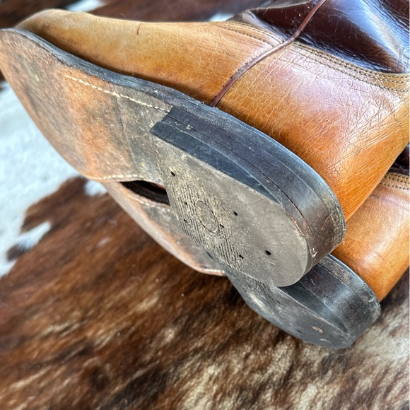 Leucchese ostrich boots men’s 7.5 d women’s 8.5 - Picture 3 of 14